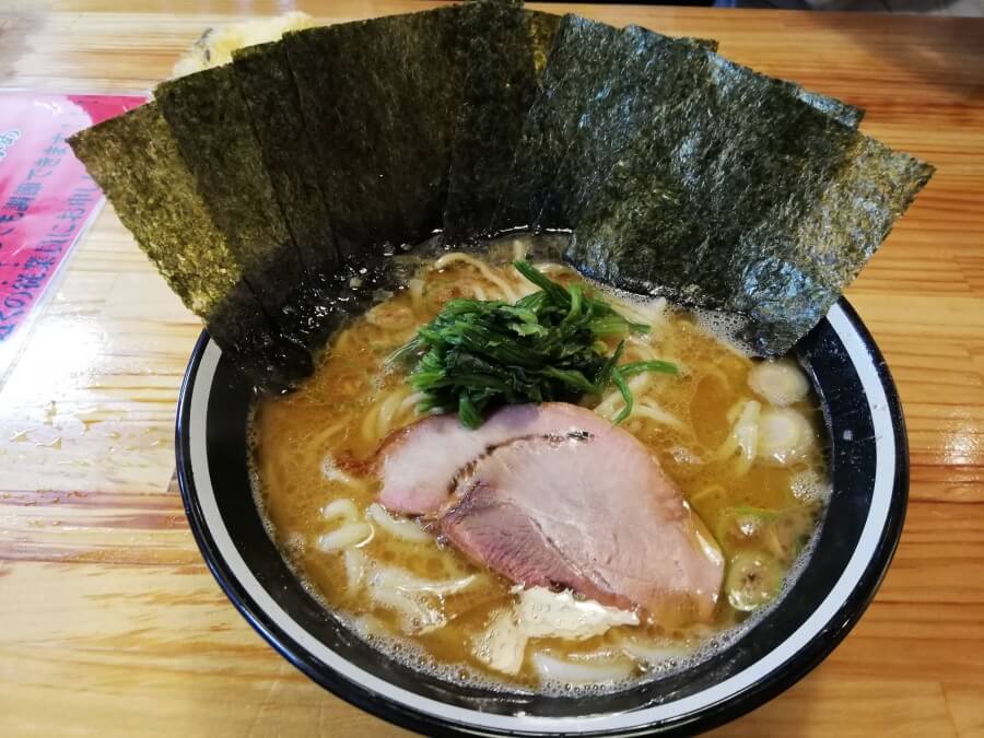 ラーメン中盛海苔増し