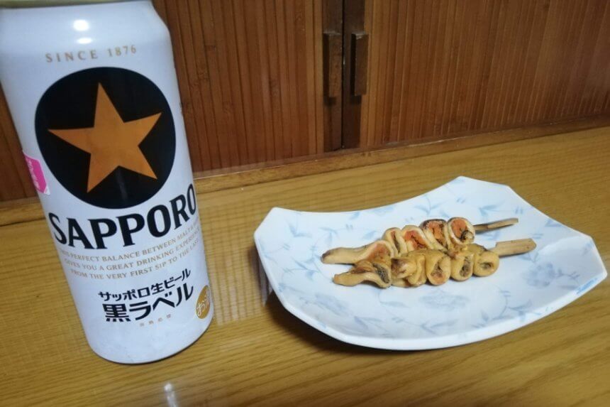 ビールとほや串