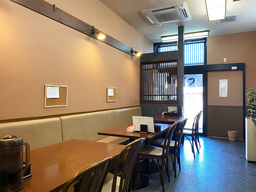 拉麺そらたつの店内