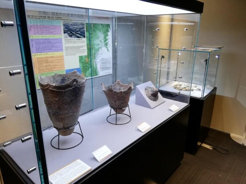 展示されている土器