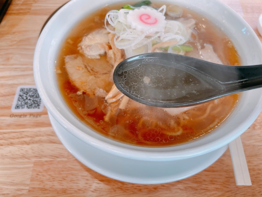 千丸中華そばのスープ