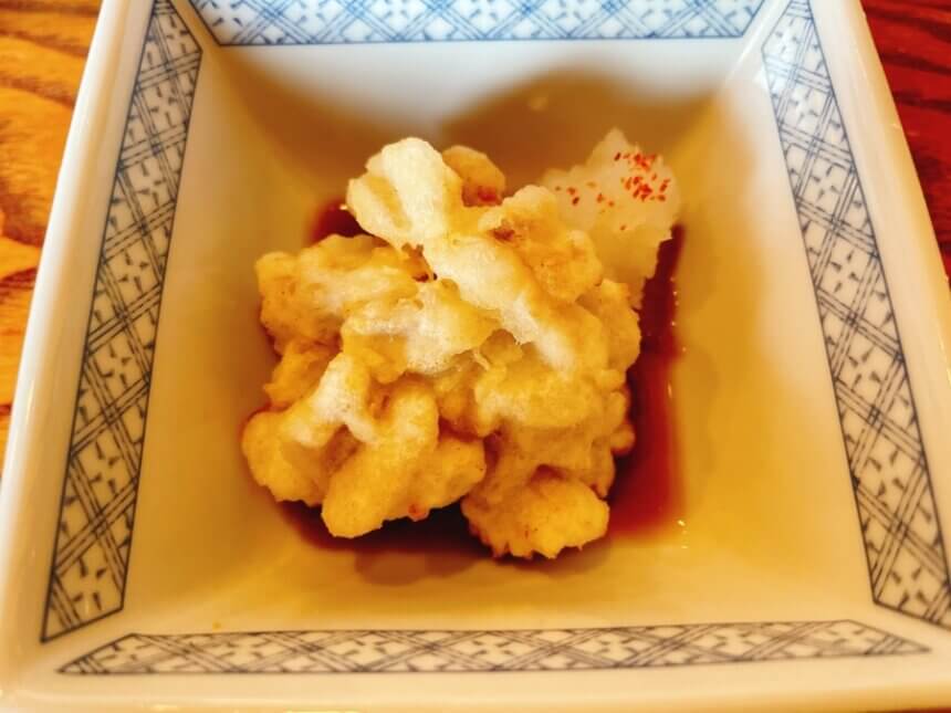 白子の天ぷら