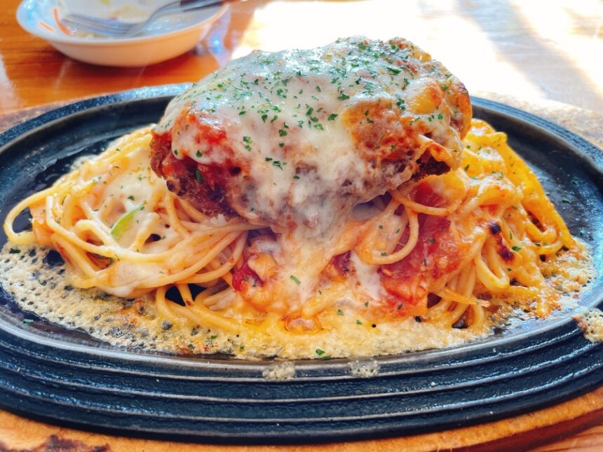 チーズ焼きスパゲッティ