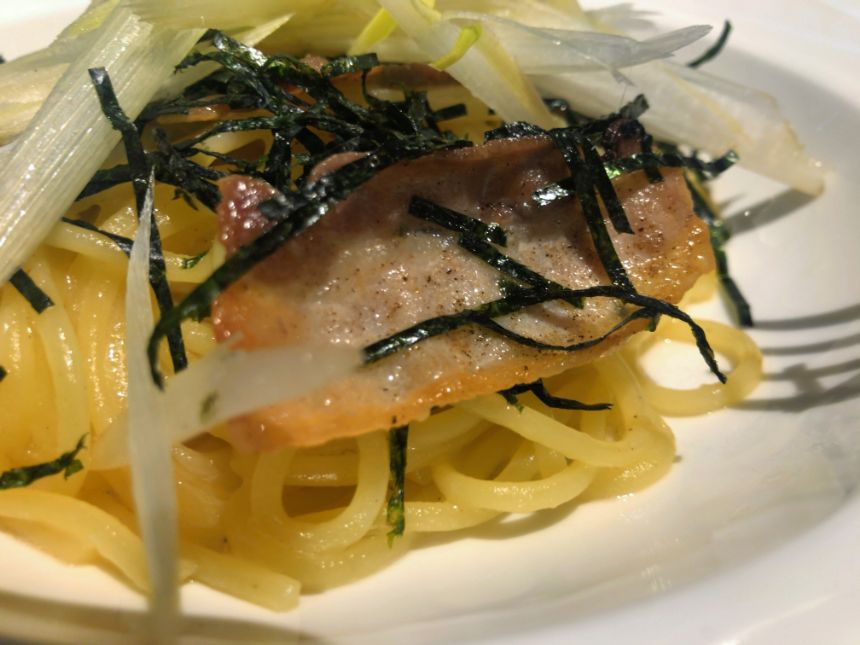 塩気の強い豚肉