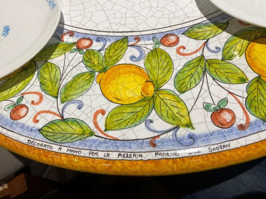 ピッツェリア ショーザン時代のテーブル