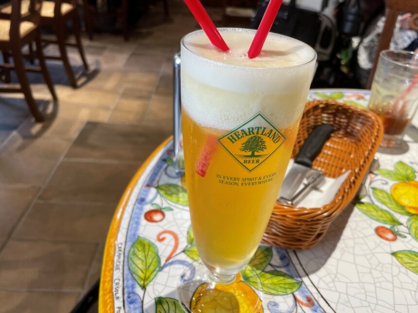 有機シチリアレモンスムージーの生ビール