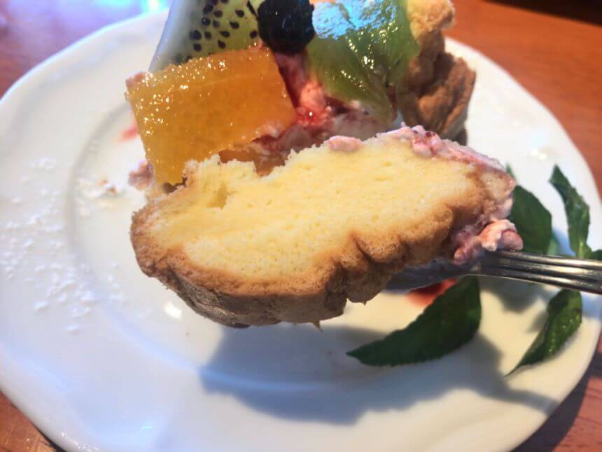 シフォンケーキのスポンジ