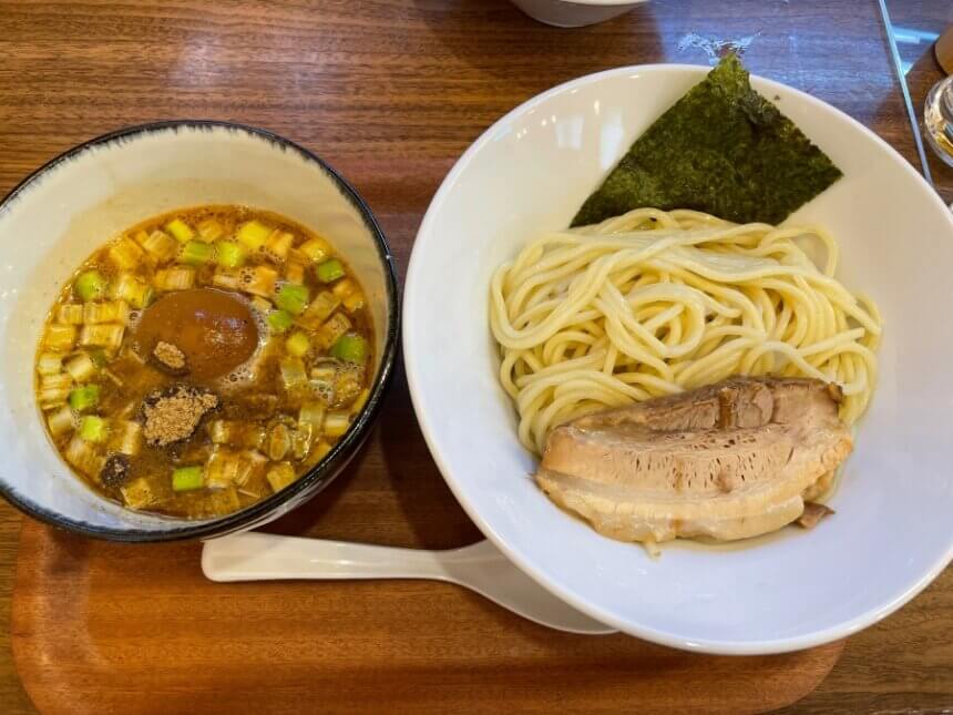 味玉魚つけ麺