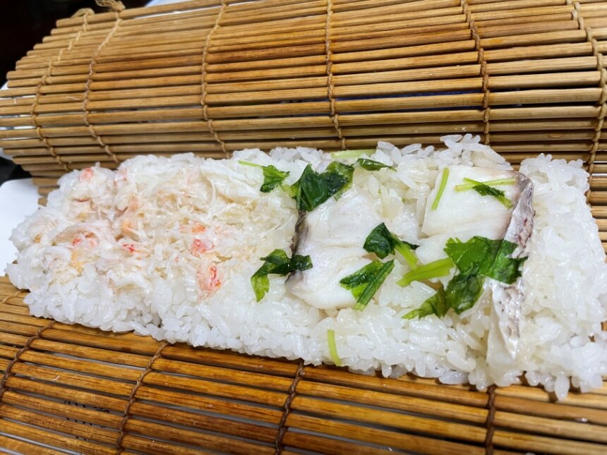 鯛ごはんとカニごはん