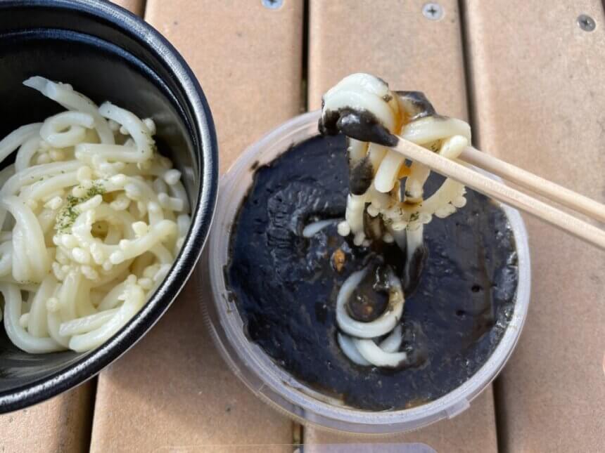 カレーうどんふくい家のうどん