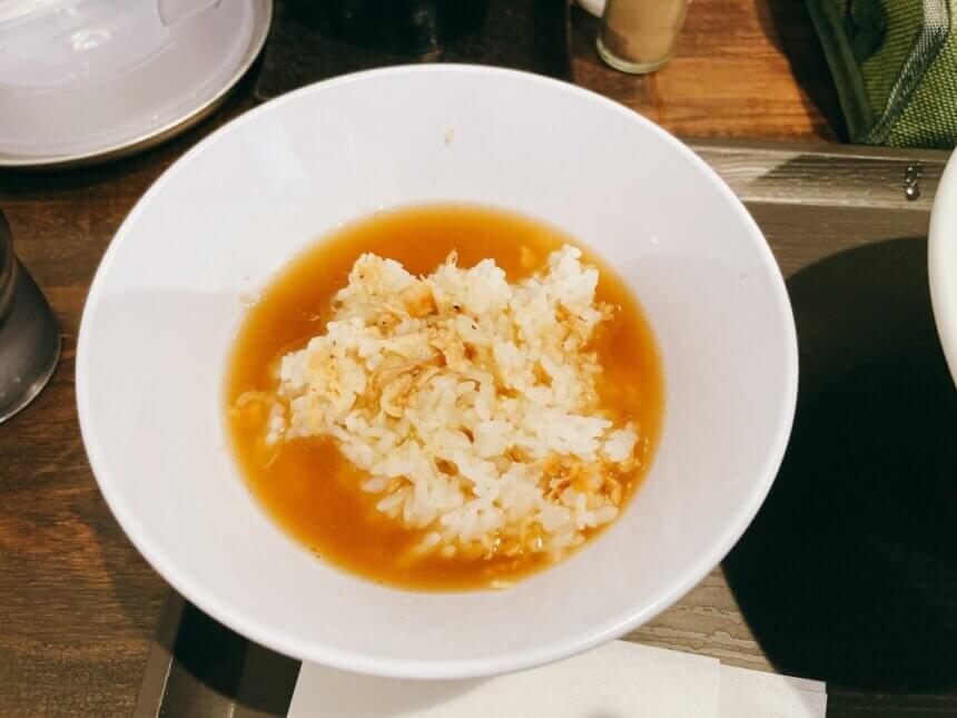 スープ茶漬け