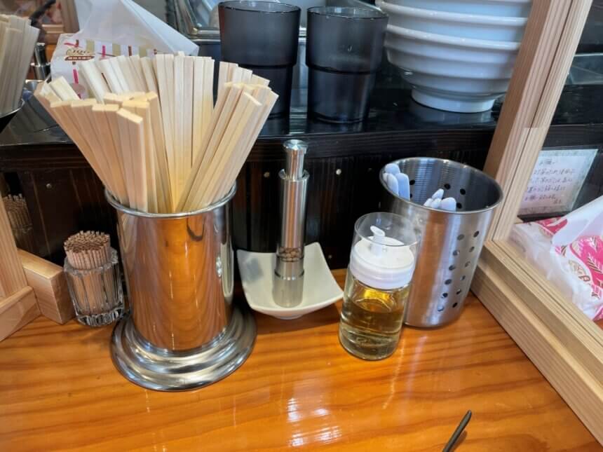 卓上の調味料