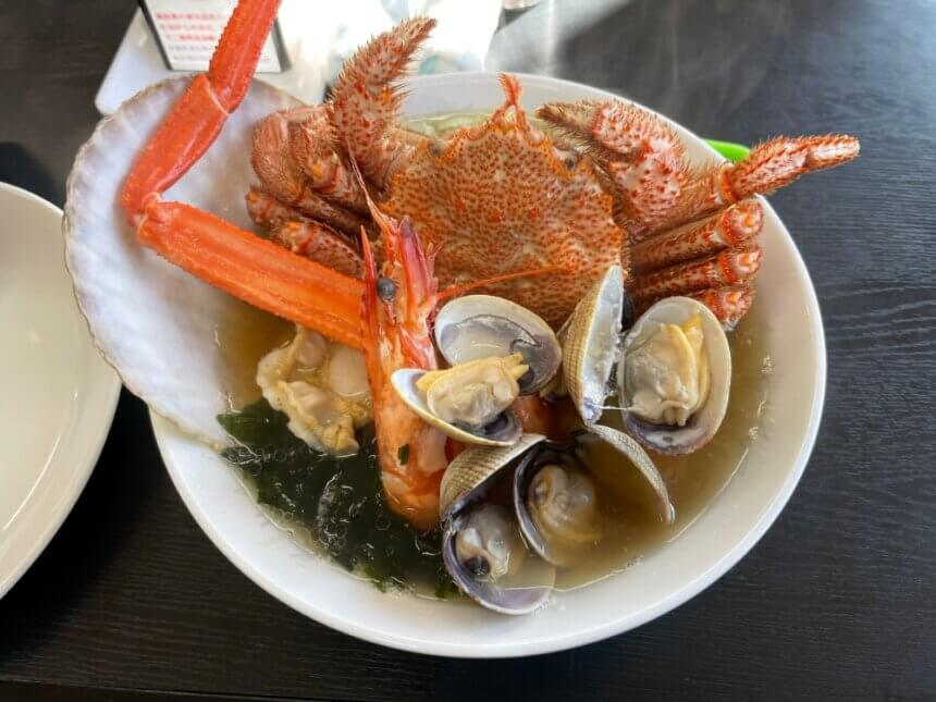 えんまん亭の海の幸ラーメン