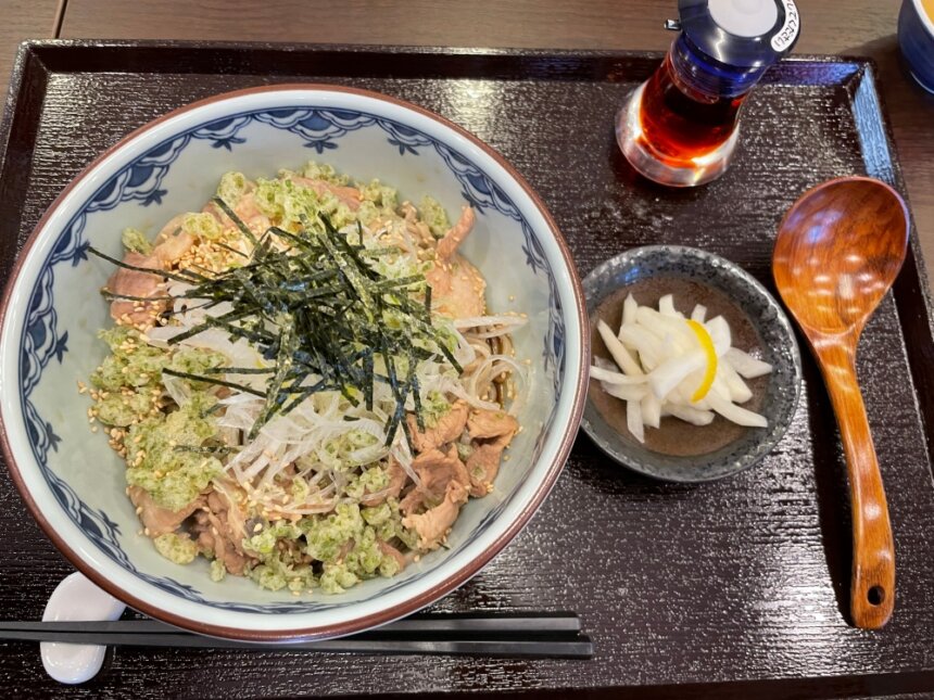 ぶっかけ肉蕎麦