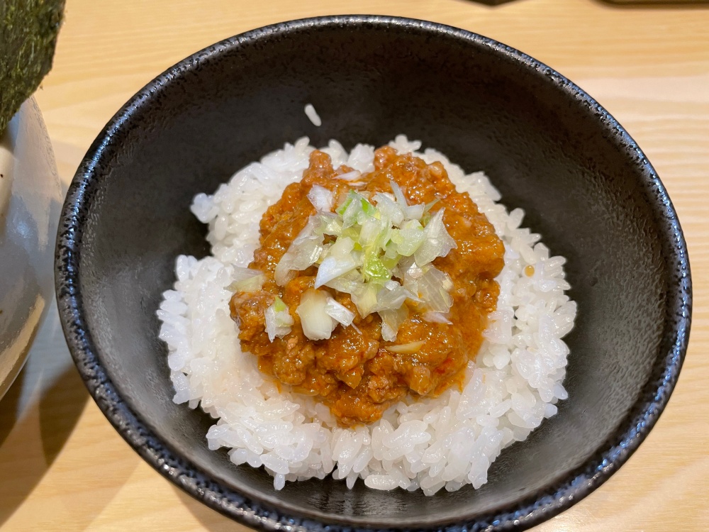 分田上の肉味噌ごはん