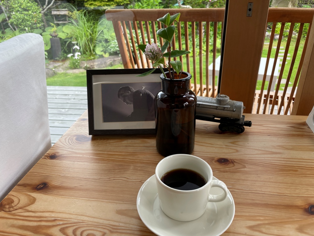 ハンドドリップのコーヒー