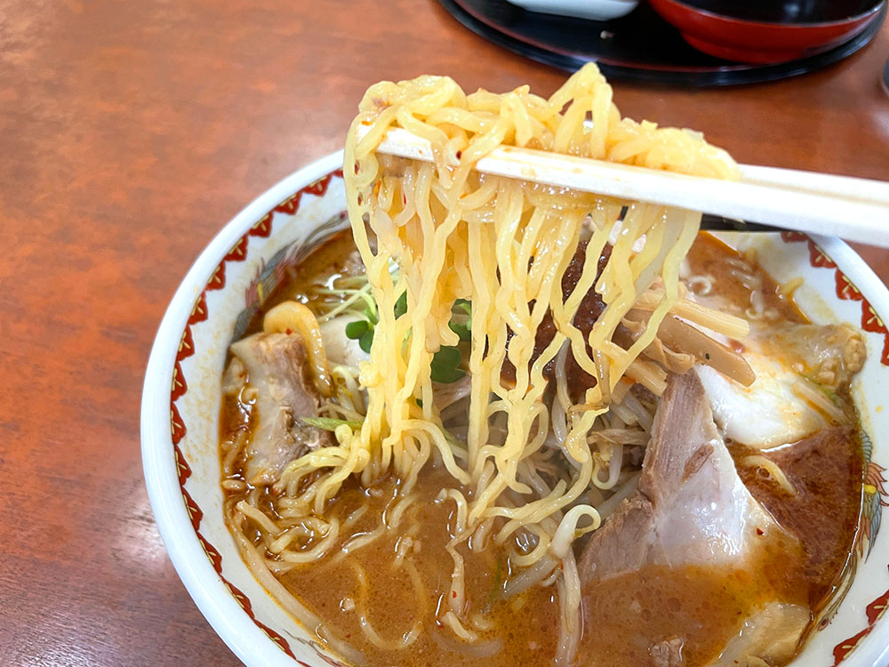 中細の中華麺
