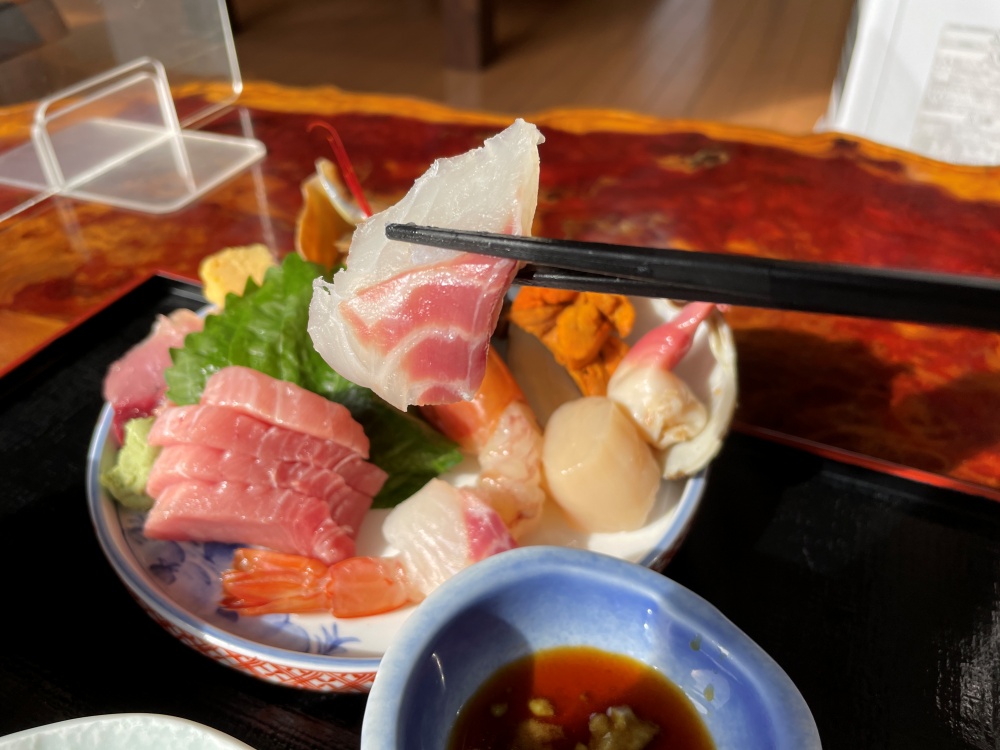 鯛の刺身
