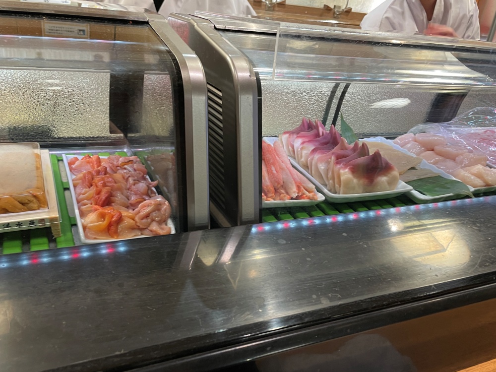 ショーケース内のネタ