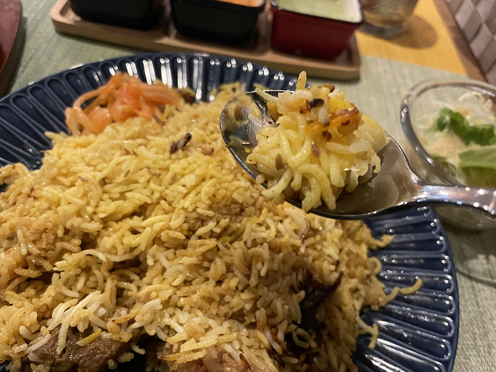 パラパラのライス