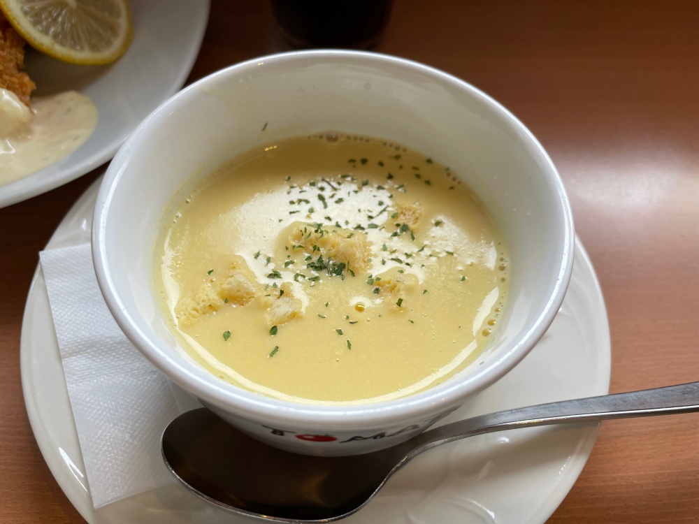 おにとまコーンスープ