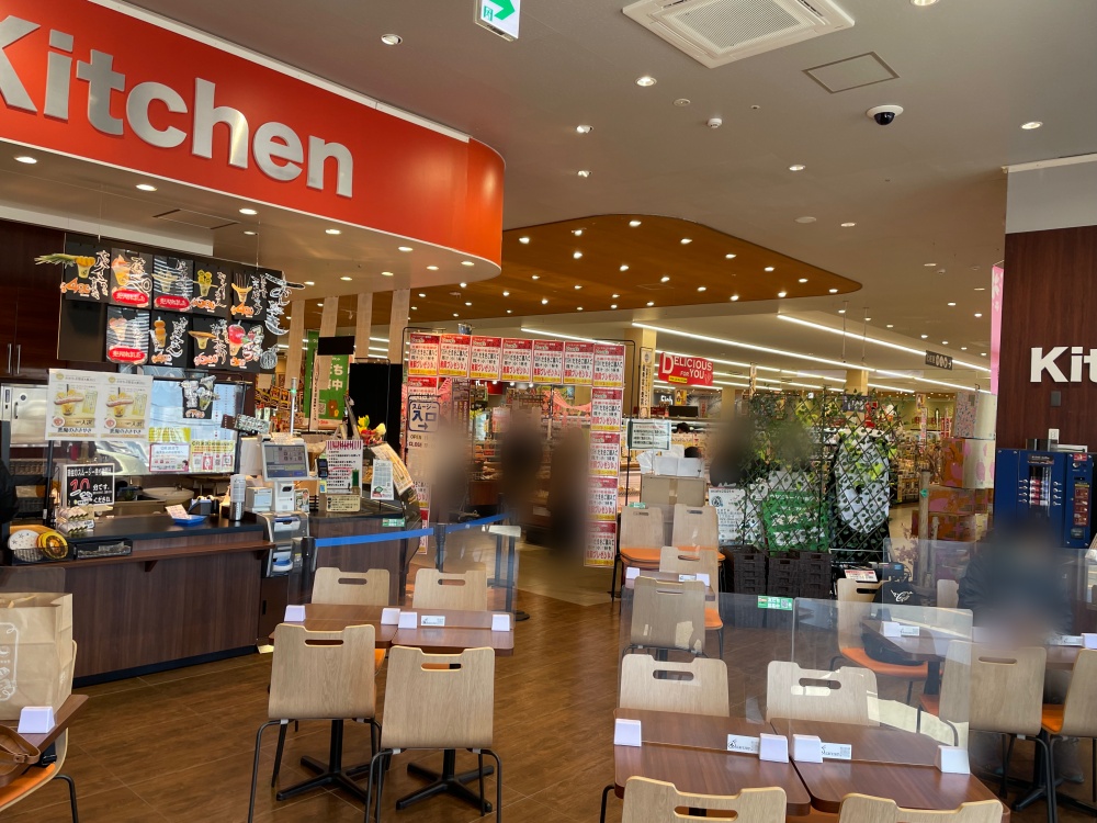 ウジエスーパー店内の様子