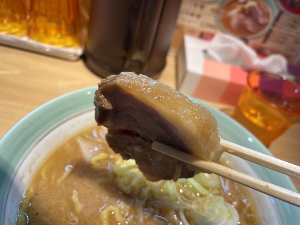 分厚いチャーシュー