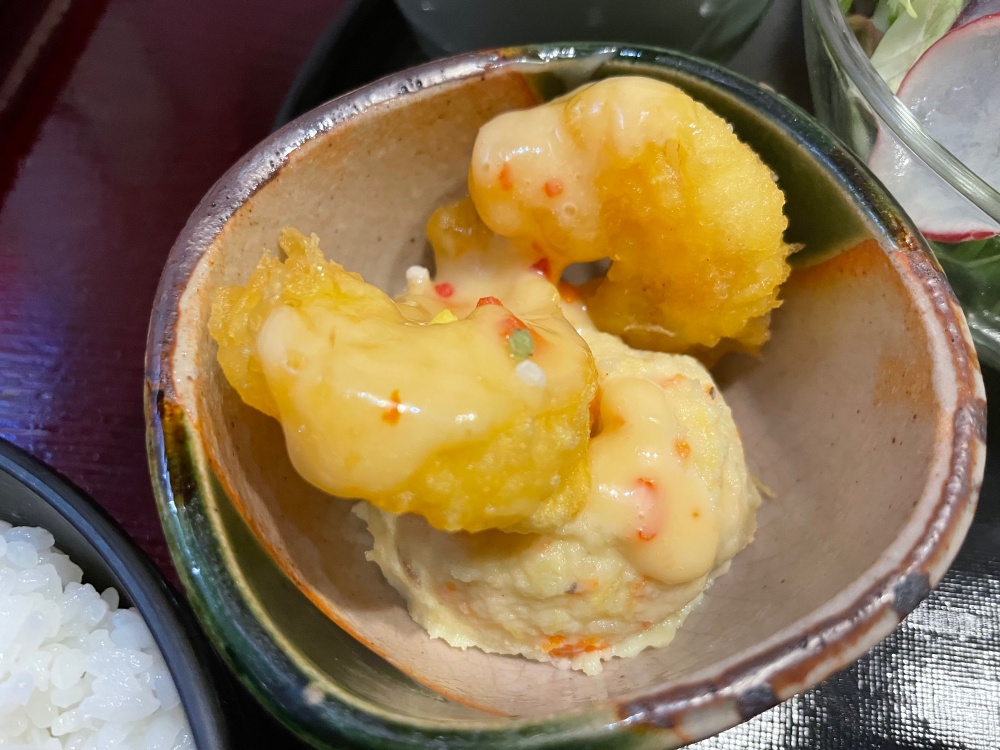 ぷりっとしたエビマヨ