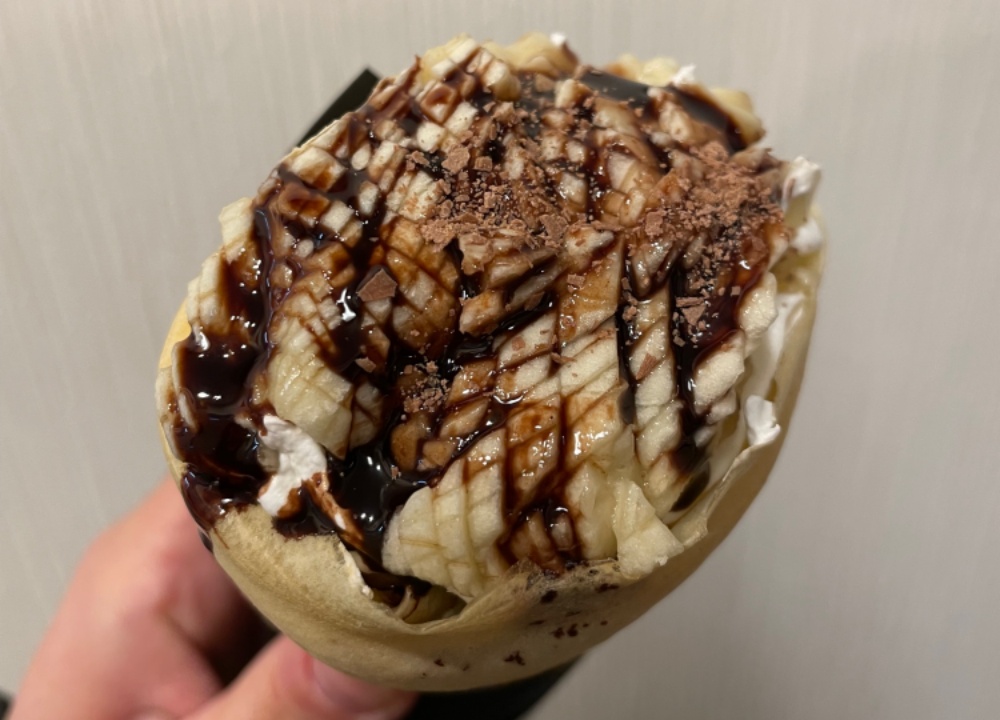 ドルチェクレープのチョコバナナ