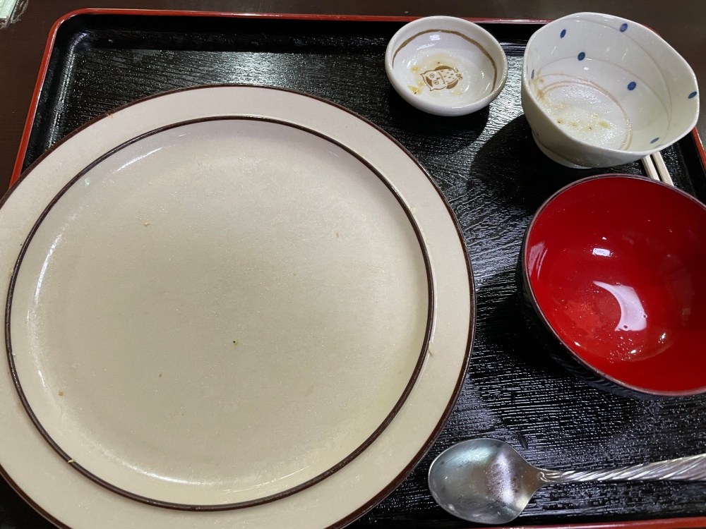 チャーハン完食