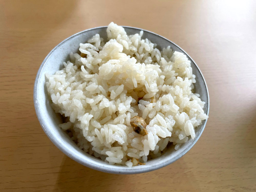 貝だしご飯