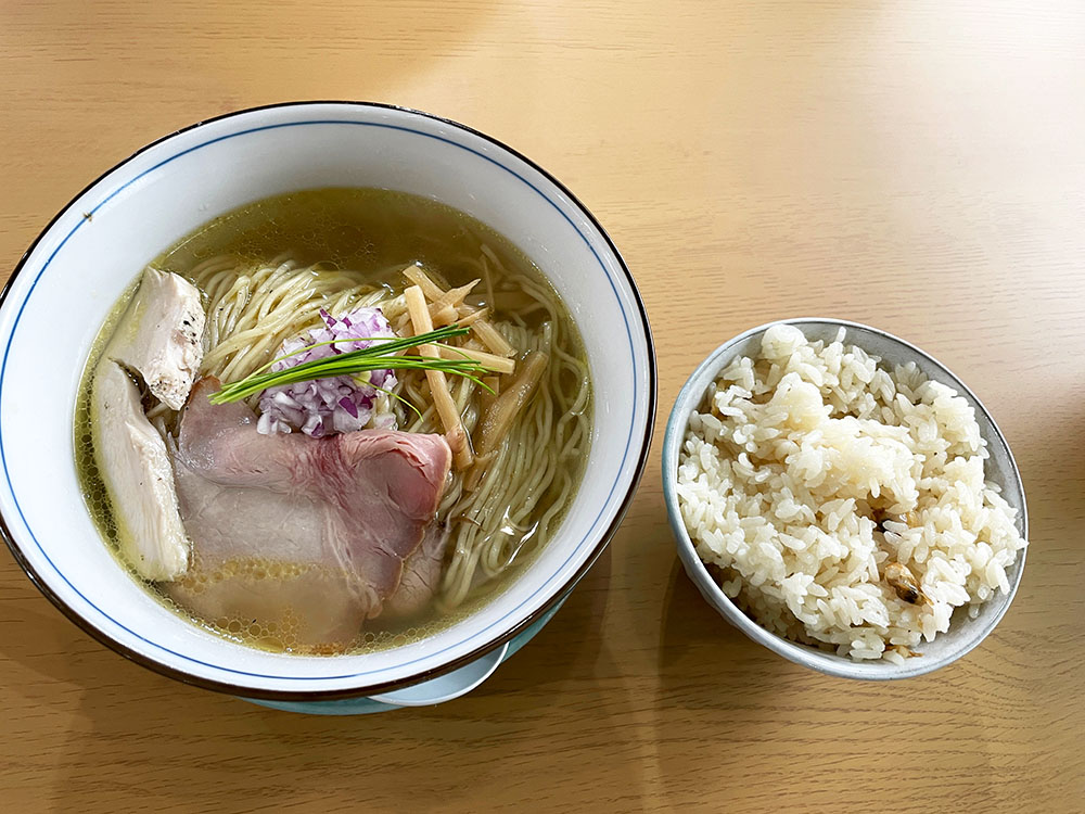 貝だし塩を貝だしごはん