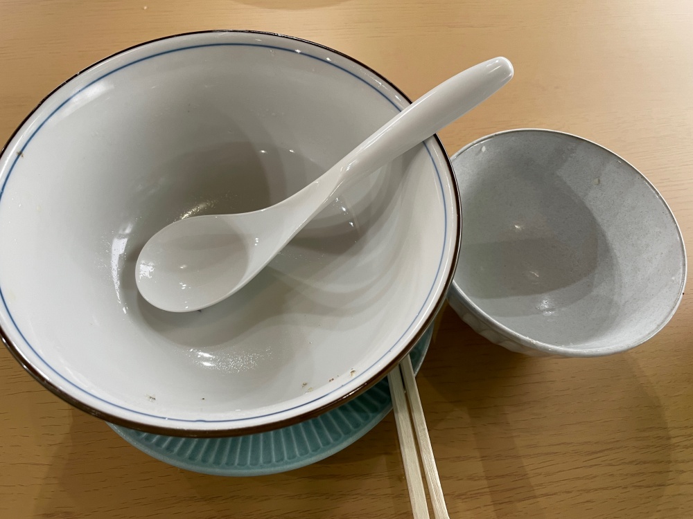 完食後の器