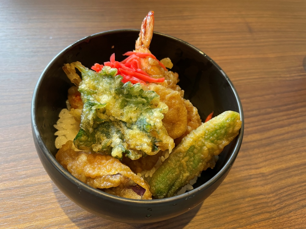 本日のミニ天丼