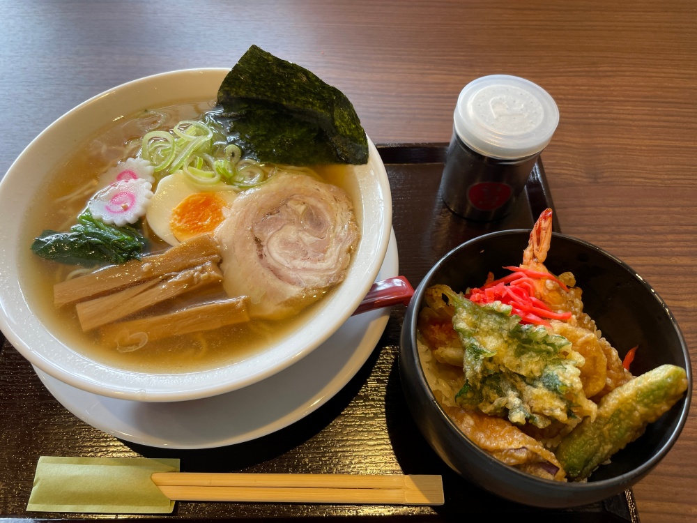 中華そばとミニ天丼