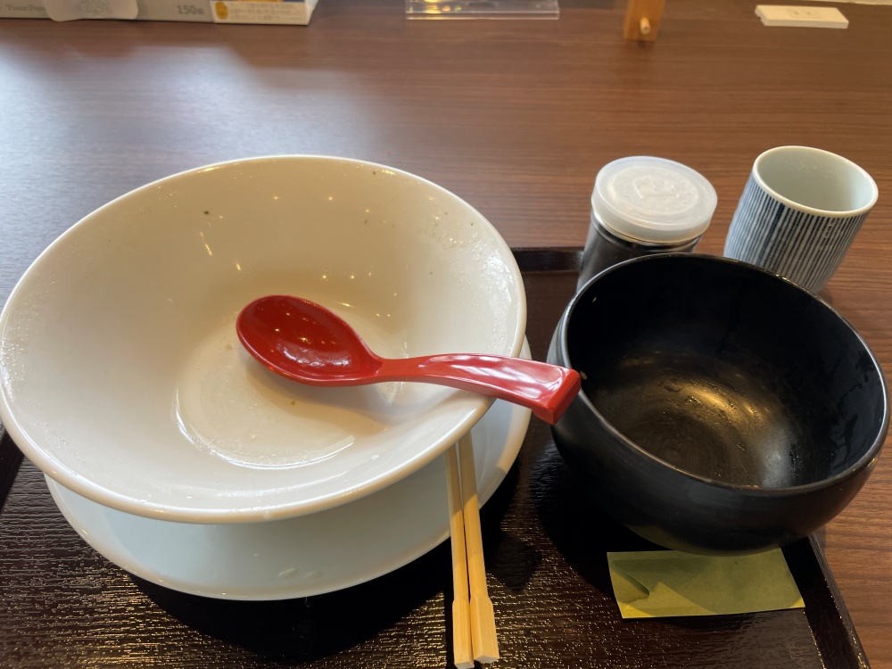 完食後の器