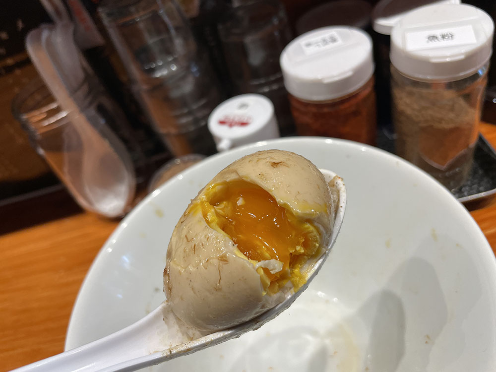 麺屋徳川の味玉