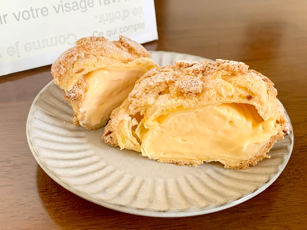 かざみどりのシュークリーム カスタード
