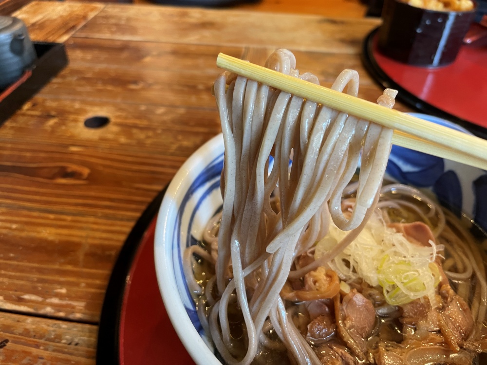太切りの蕎麦