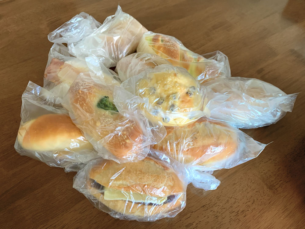 購入してきたパン全部