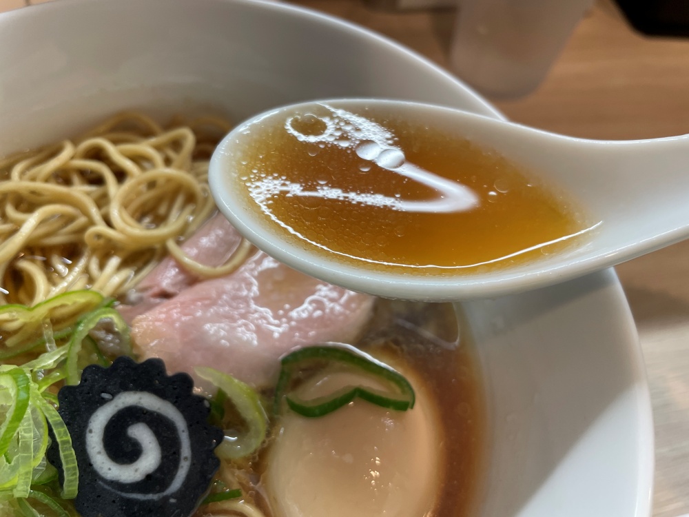 鯵煮干しの淡麗スープ