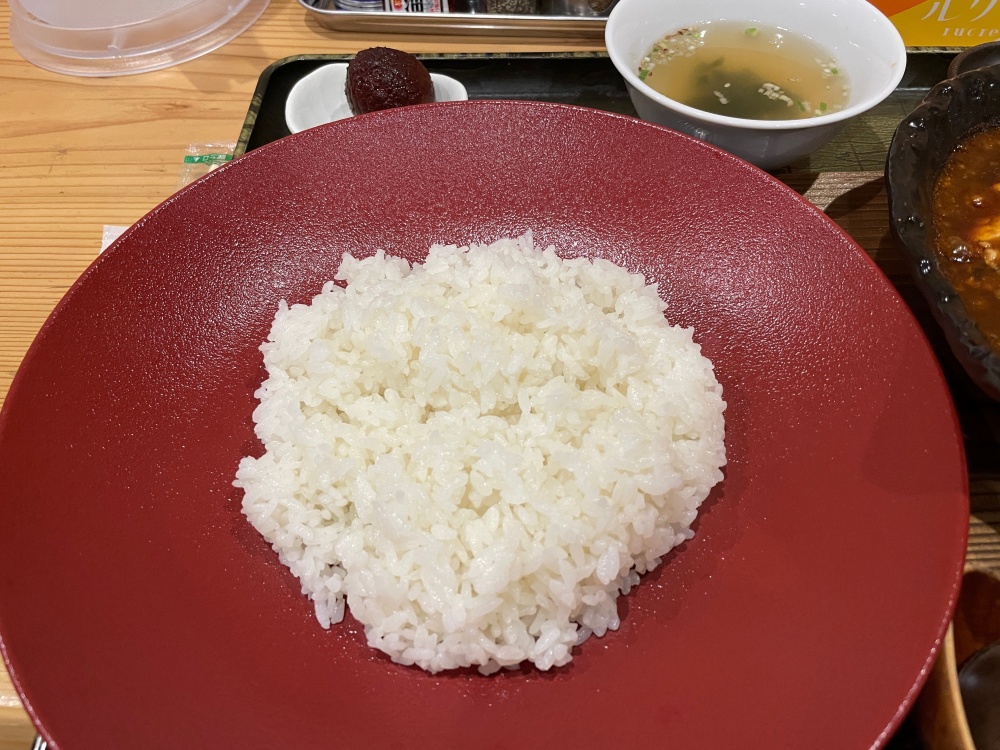 大盛りのご飯