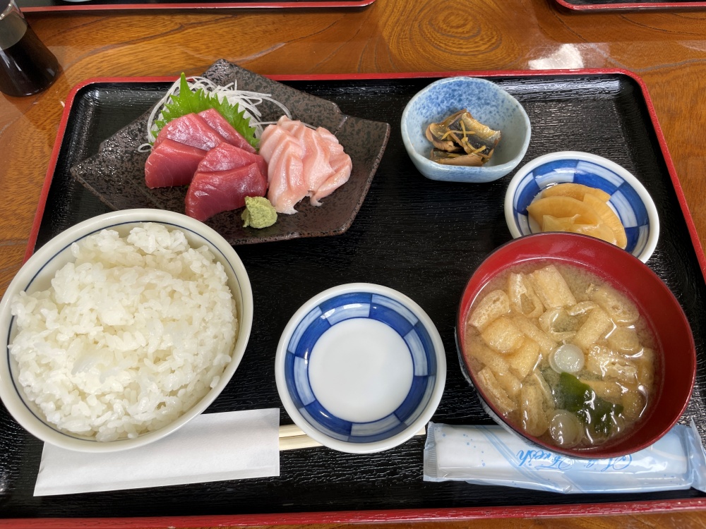 本まぐろ刺身定食
