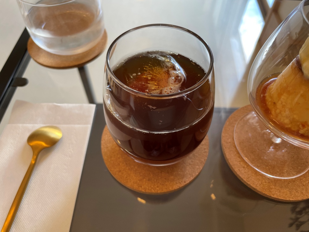 あっさりしたアイスコーヒー