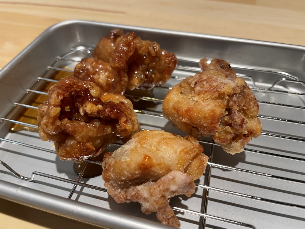 餃子のかっちゃん仙台店の唐揚げ