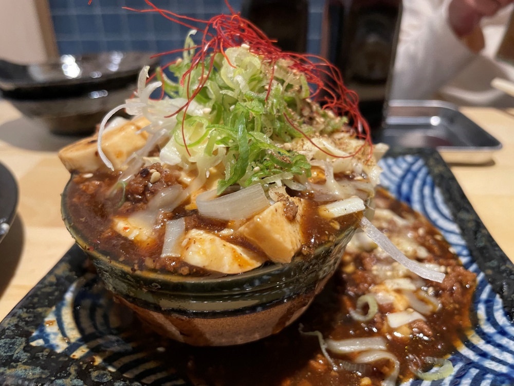 こぼれチーズ麻婆豆腐