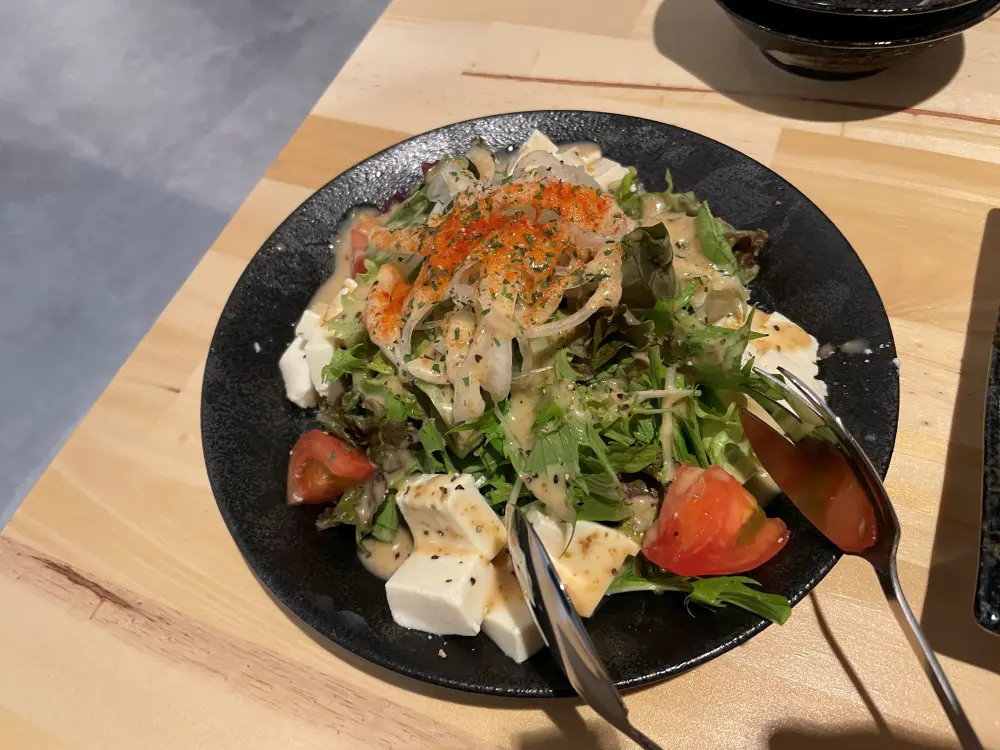 ゴマダレ豆腐サラダ