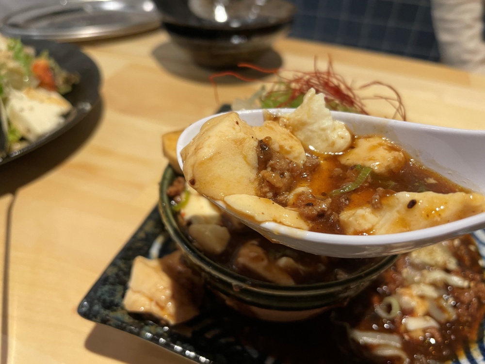 濃厚な麻婆豆腐