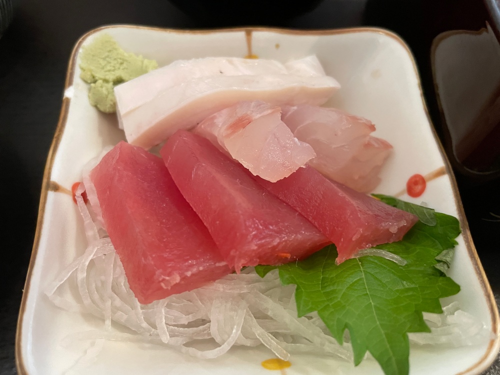 セットのお刺身