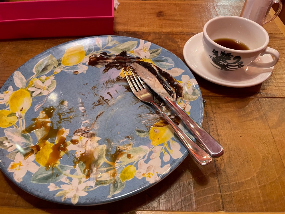 完食後の皿